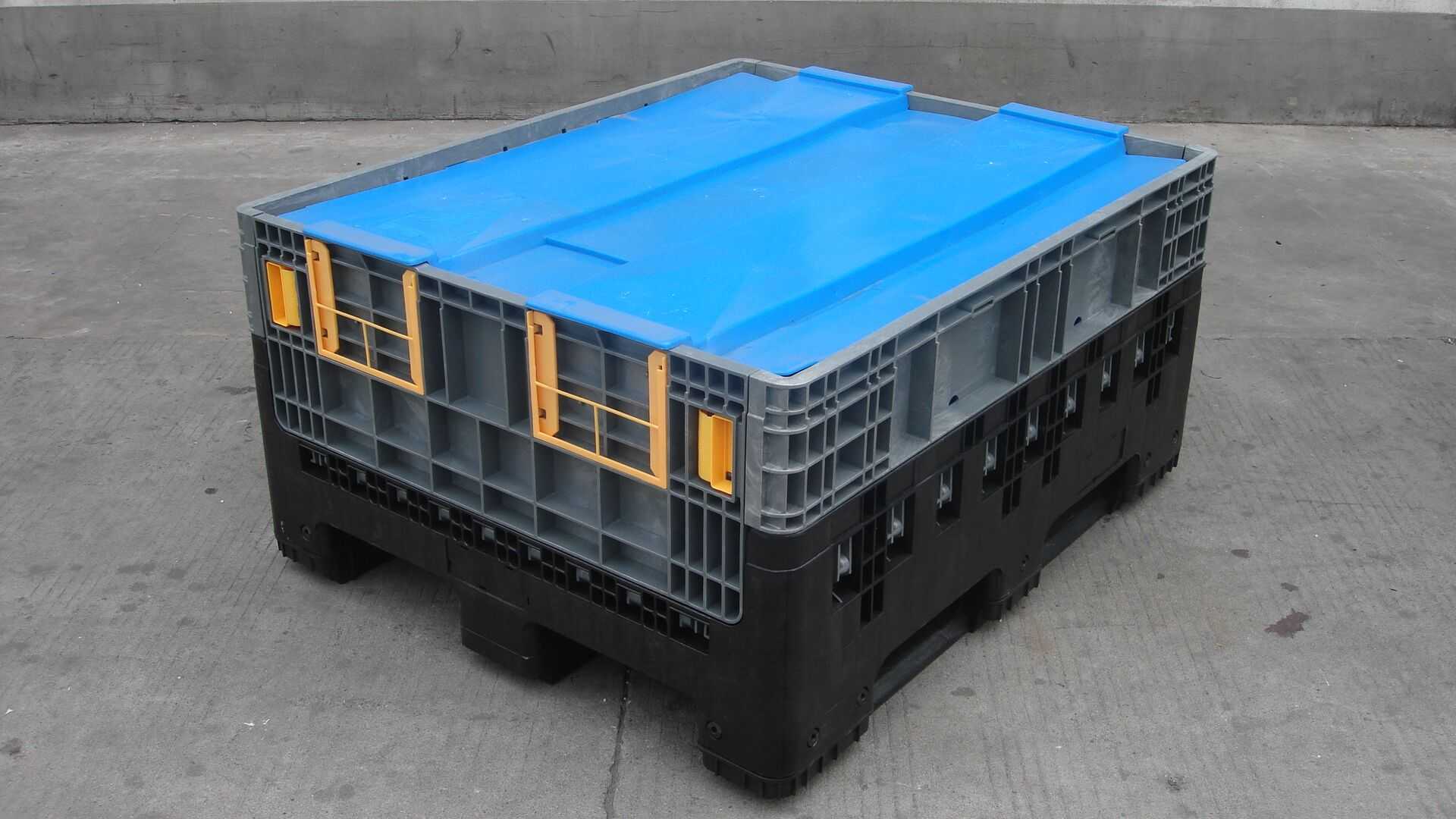 collapsible bulk container, plastic pallet crates Wholesale Moving